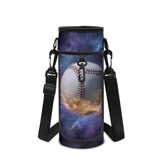 Howilath Ball-Wasserflaschen-Tasche, Neopren-Wasserflaschen-Tragetasche, Blauer Softball, Kinderrucksack von Howilath