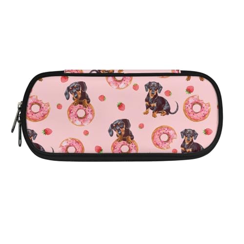 Howilath Federmäppchen für Kinder, Schulbedarf, Jungen, Stiftetasche, Mädchen, Schreibwaren-Organizer, großes Federmäppchen, Beagle Dog, 8.8"L x 1.7"W x 4.1"H, Schulranzen von Howilath