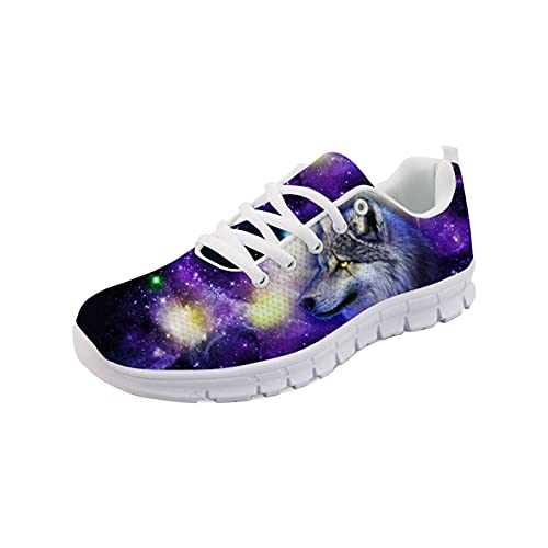 Howilath Galaxy Wolf Damen Leichte Wanderschuhe Casual Vacation Wanderschuhe EU 37 von Howilath