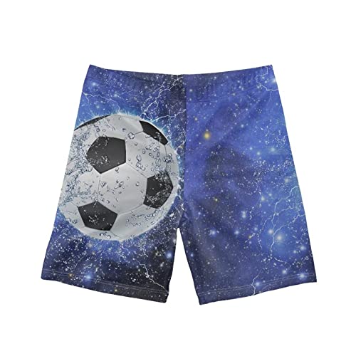 Howilath Jungen Sommer Badeshorts Kinder Casual Board Trunk Alter 5 bis 14 Jahre Strand Kinder Mode Badeanzug, Fußball, 7-8 Jahre von Howilath