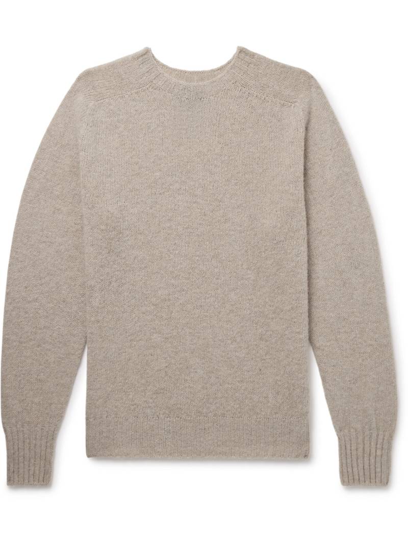 Howlin' - Birth of the Cool Brushed-Wool Sweater - Men - Neutrals - XXL von Howlin'