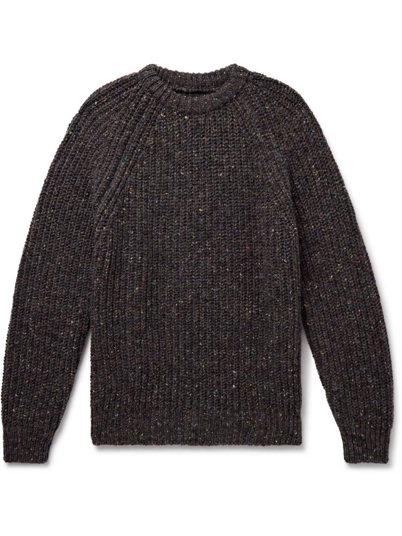 Howlin' - Taste of the Future Ribbed Wool Sweater - Men - Gray - XXL von Howlin'