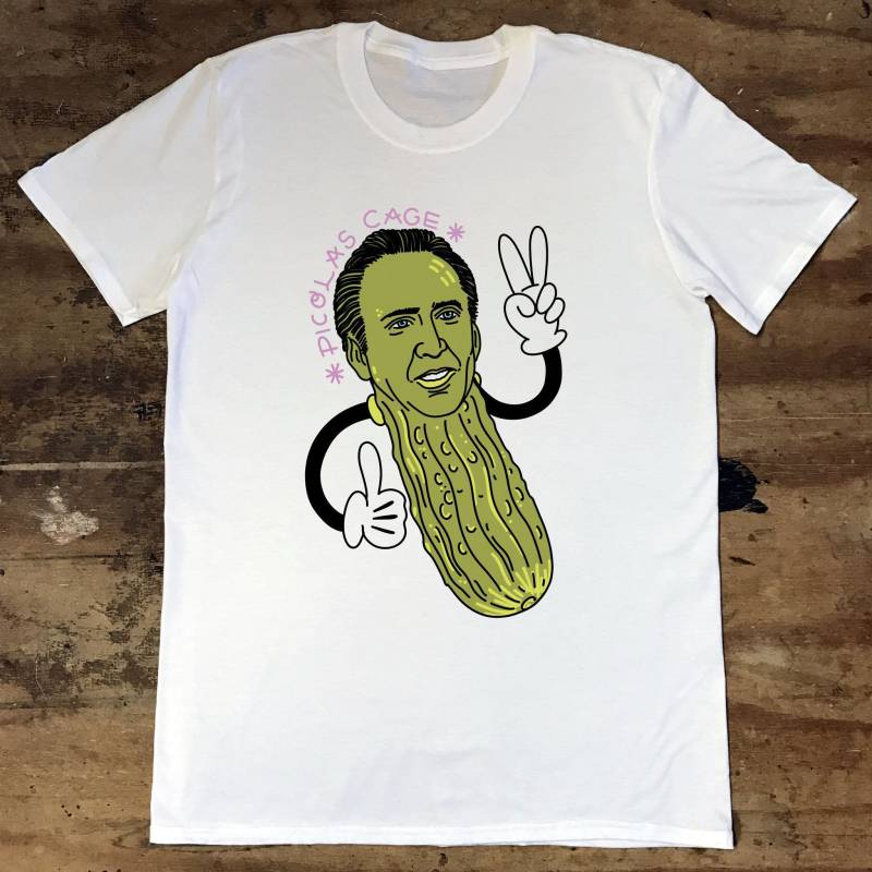 Picolas Käfig | Nicolas Cage Nick Pickle T-Shirt von HowlinLemon
