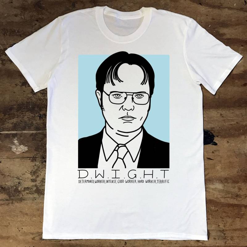 The Office Usa - D.w.i.g.h.t T-Shirt | Entschlossener Arbeiter Intensiv Guter Harter Terrific von HowlinLemon