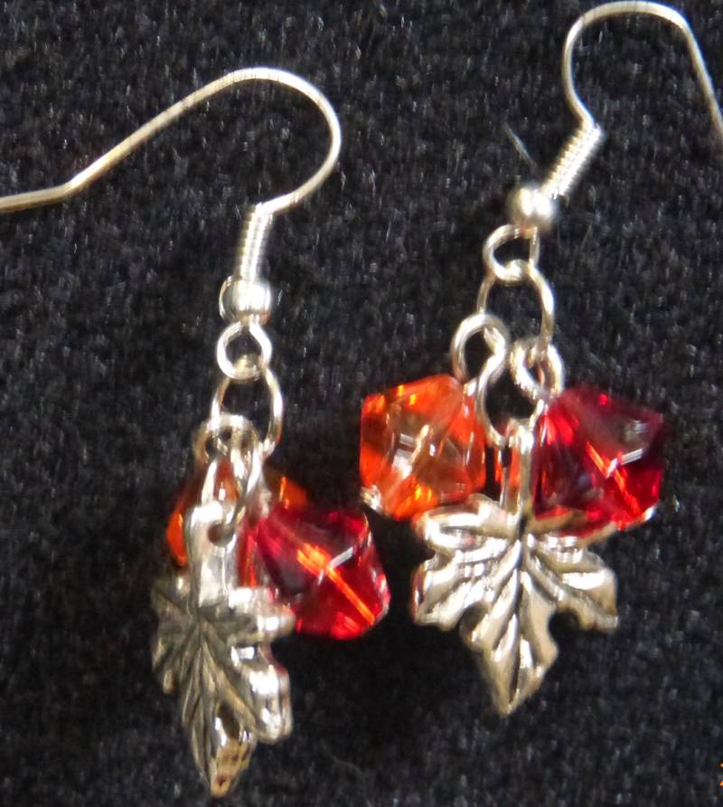 Herbst Blatt Ohrringe Herbst Blatt Ohrringe von HowlinMoonJewelry