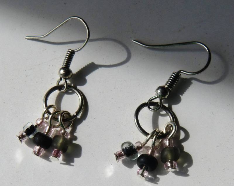 Trio Ohrringe/Handgemachte Baumeln Ohrringe/Perlen Trio Ohrringe/Handgemachte Baumeln Ohrringe/Perlen von HowlinMoonJewelry