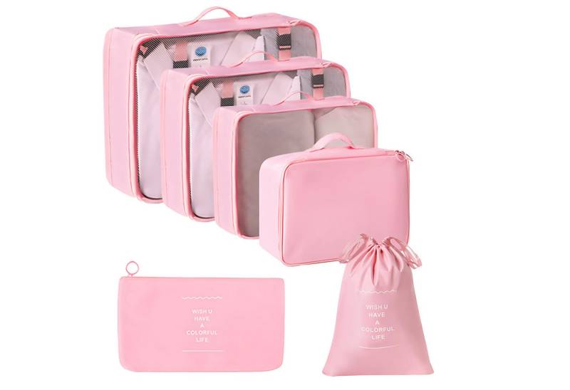 HoyoLee Handels GmbH Kofferorganizer Mehrteiliges Reise-Packset zum Ordnen und Verpacken von Kleidung (6-tlg) von HoyoLee Handels GmbH