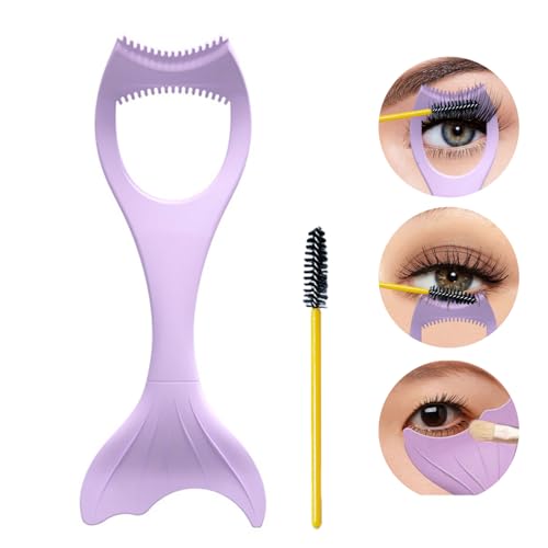 Eyeliner Schablone,Wimperntusche Hilfe,3 in 1 Eyelashes Tools Mascara Shield Applicator Guard,Mascara Schablone Wiederverwendbarer,für Damen,Mädchen,Anfänger von Hpbaggy