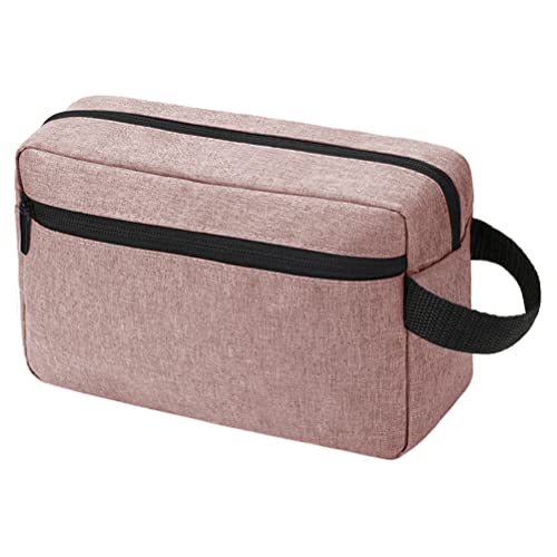Kulturbeutel für Damen und Herren, tragbar, wasserabweisend, mit Trennwand und Griff, für Kosmetik, Toilettenartikel, Pinsel, Werkzeug, Zubehör, rose, Einheitsgröße, Taschen-Organizer Kulturbeutel für Damen und Herren, tragbar, wasserabweisend, mit Trennwand und Griff, für Kosmetik, Toilettenartikel, Pinsel, Werkzeug, Zubehör, rose, Einheitsgröße, Taschen-Organizer von Hpfulseazn