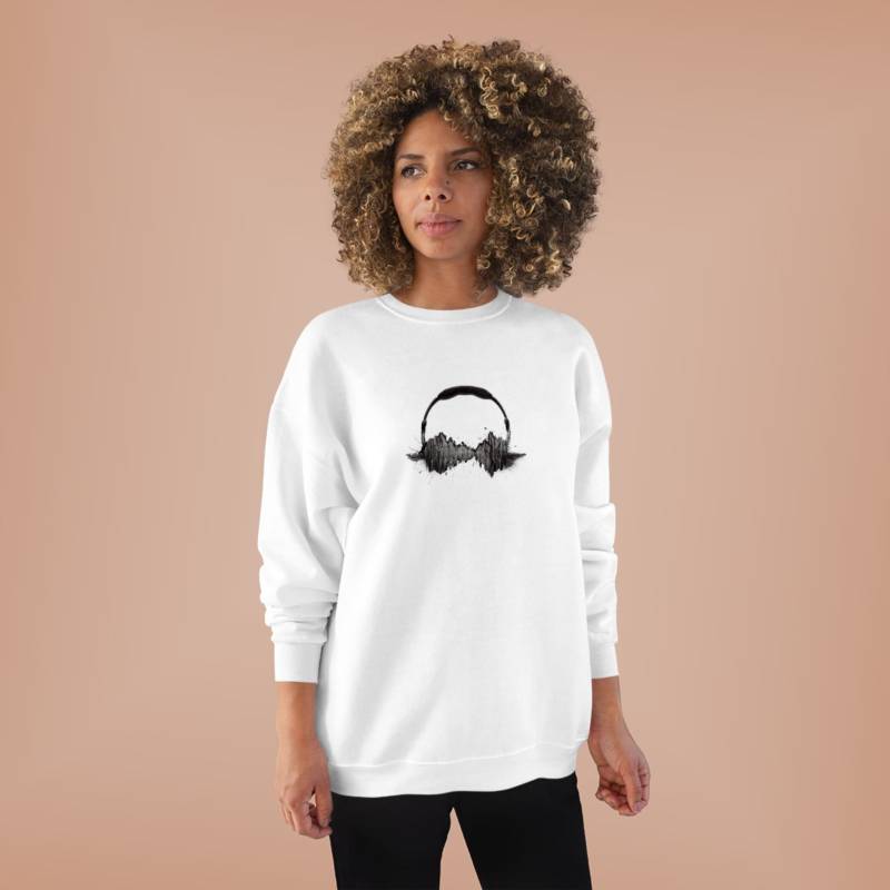Unisex Ecosmart® Crewneck Sweatshirt "Music" von HppyGiftsDesigns
