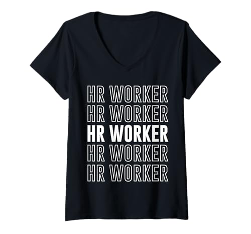 Damen Ihr Arbeiter T-Shirt mit V-Ausschnitt Damen Ihr Arbeiter T-Shirt mit V-Ausschnitt von Hr Worker Apparel