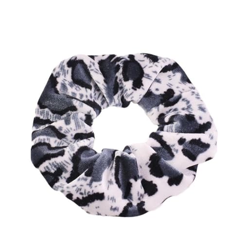 Hrlace 10 Stück Haargummis Leopardenmuster Haargummi Samt Haarbänder Elastisches Scrunchies Leopard Samt Haarschmuck Headband für Frauen Mädchen Geburtstage Festival Party Geburtstagsge Sprenkelung#2 von Hrlace