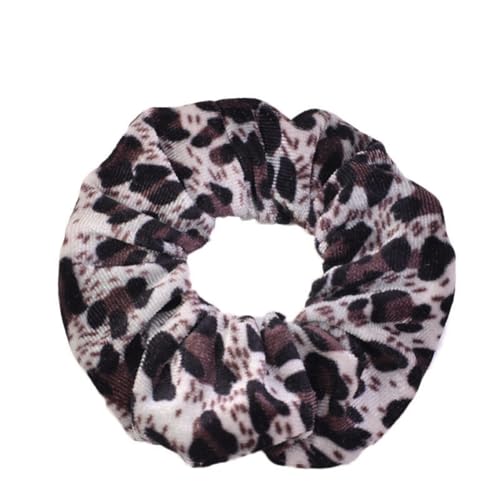 Hrlace 10 Stück Haargummis Leopardenmuster Haargummi Samt Haarbänder Elastisches Scrunchies Leopard Samt Haarschmuck Headband für Frauen Mädchen Geburtstage Festival Party Geburtstagsge Leopard#2 von Hrlace