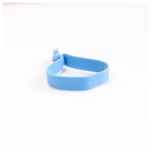 Hrlace 10 Stück Herren Haargummis Geknotete Männer Haargummis Breite Elastische Haarbänder Haargummi für Männer mit langem Haar Haaren für Jungs Sport Brötchen Lockiges Dickes Haar Blau von Hrlace