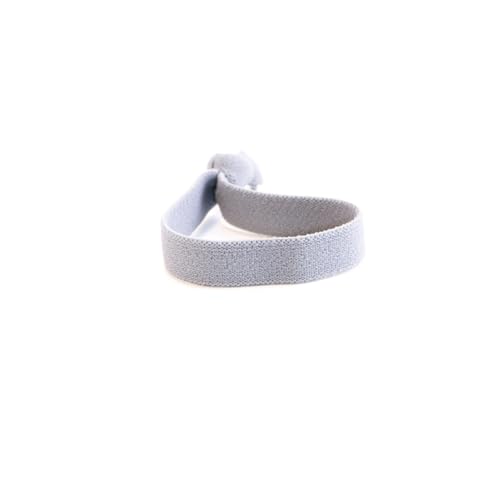 Hrlace 10 Stück Herren Haargummis Geknotete Männer Haargummis Breite Elastische Haarbänder Haargummi für Männer mit langem Haar Haaren für Jungs Sport Brötchen Lockiges Dickes Haar Grau von Hrlace