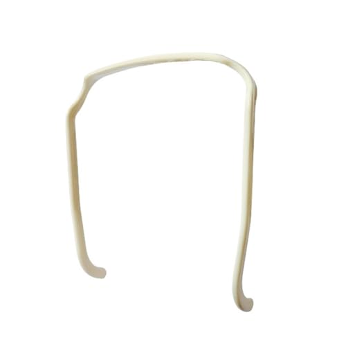 Hrlace 2 Stück Haarreif Sonnenbrille Eckiger Haarreifen Stirnbänder Unsichtbarer Haarreif Kunststoff Headband für Männer Damen Lockiges und Gestyltes Haar für Volume and Style Hair Beige von Hrlace
