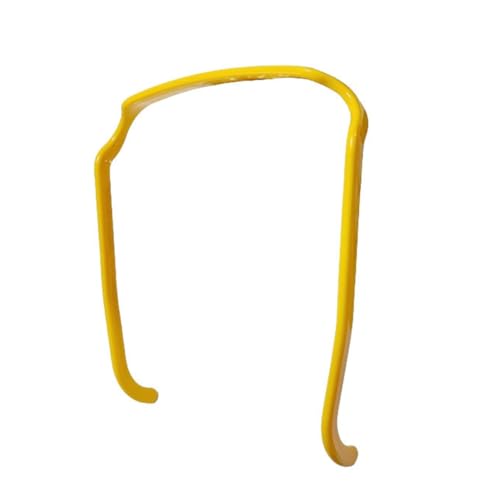 Hrlace 2 Stück Haarreif Sonnenbrille Eckiger Haarreifen Stirnbänder Unsichtbarer Haarreif Kunststoff Headband für Männer Damen Lockiges und Gestyltes Haar für Volume and Style Hair Gelb von Hrlace