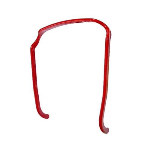 Hrlace 2 Stück Haarreif Sonnenbrille Eckiger Haarreifen Stirnbänder Unsichtbarer Haarreif Kunststoff Headband für Männer Damen Lockiges und Gestyltes Haar für Volume and Style Hair Rot von Hrlace