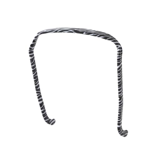 Hrlace 2 Stück Haarreif Sonnenbrille Eckiger Haarreifen Stirnbänder Unsichtbarer Haarreif Kunststoff Headband für Männer Damen Lockiges und Gestyltes Haar für Volume and Style Hair Zebra von Hrlace