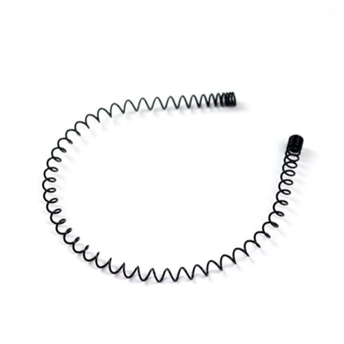 Hrlace 2 Stück Metall Haarband Elastisches Haarreifen Männer Frauen Stirnband Rutschfeste Multi Style Haarbänder für Outdoor Sport Fitness Yoga Make up Waschen Schönheitspflege Wirbel von Hrlace