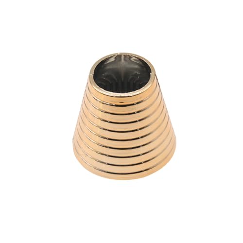 Hrlace 4 Stück Pferdeschwanz Abdeckung Kreis Manschette mit Zähnen Kunststoff Pferdeschwanz-Halter Haar Clips Haargummi Punk Haarringe Kopfbedeckung Haarschmuck für Dame Frauen Rosengold von Hrlace