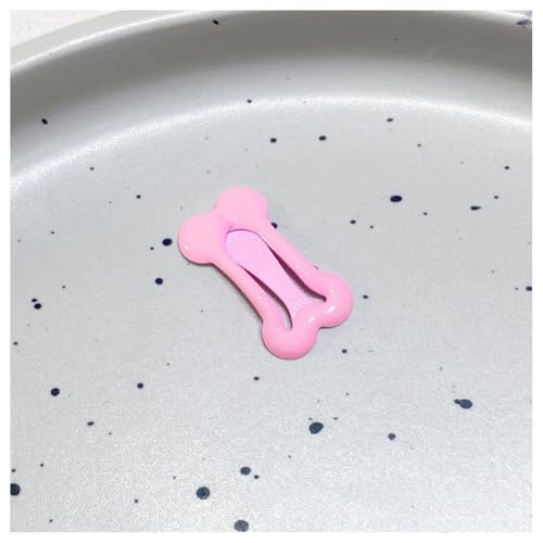 Hrlace 40 Stück Stern Haarspangen Y2K Haarschmuck Bunte Stern-Haarspange Star-Haarclips Mädchen Klein Haarklammern Kinder Niedlichen Haar Clips Hair-Accessories für Damen Knochen Hellrosa von Hrlace