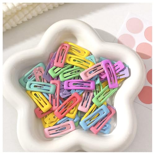 Hrlace 40 Stück Stern Haarspangen Y2K Haarschmuck Bunte Stern-Haarspange Star-Haarclips Mädchen Klein Haarklammern Kinder Niedlichen Haar Clips Hair-Accessories für Damen Rectangle 3cm Mix von Hrlace