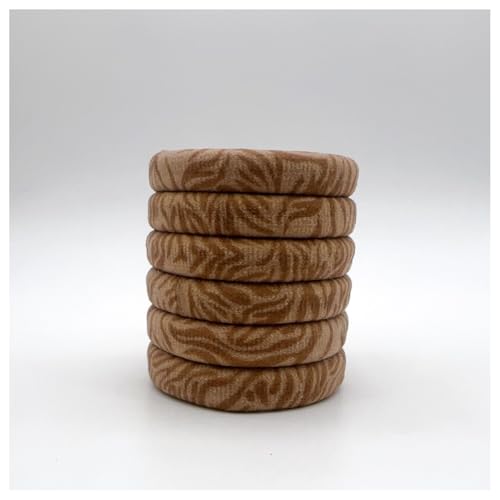 Hrlace 6 Stück Haargummis Damen Elastisch Haargummi Scrunchies Leopard Haarbänder Haargummis Keine Beschädigung Scrunchies Zopfgummis Haar Accessoires für Frauen Mädchen und Kinder Leopard #1 von Hrlace