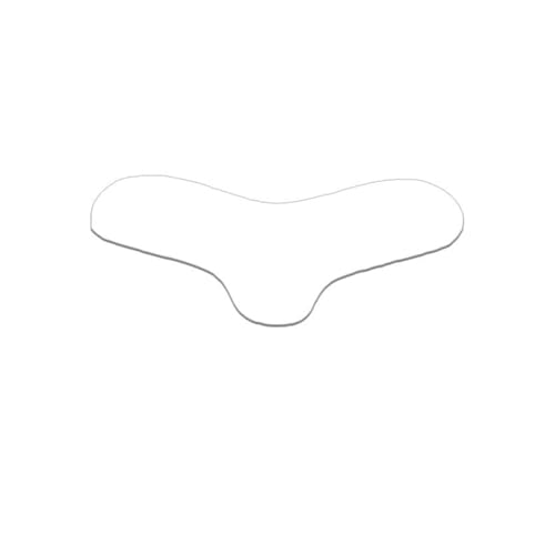 Hrlace Anti Falten Pads Gesicht Brust Hals Silikon-Pads Wiederverwendbar Stirn Augenfältchen Patch Augenpad Anti-Falten Pad für Frauen Mädchen Glätten Hautpflege 2 Nasenpflaster von Hrlace