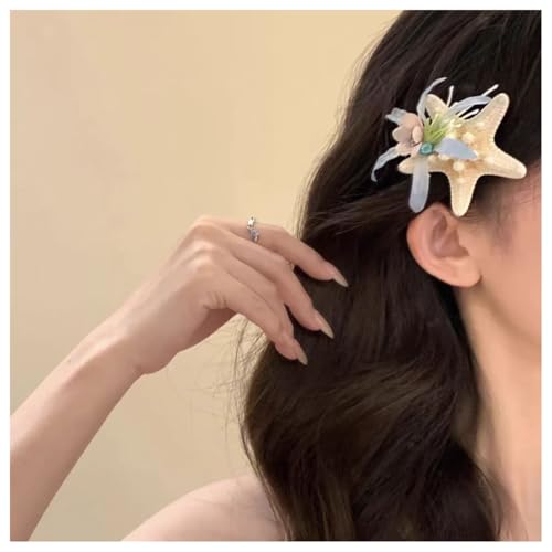 Hrlace Blumen Haarspangen Damen Blumen-Haarklammer Bohemian Haarclip Hawaii Haarklammern künstliche Blume Rutschfeste Haarnadeln Haarschmuck für Mädchen Frauen Strand Hochzeit Party 10# von Hrlace