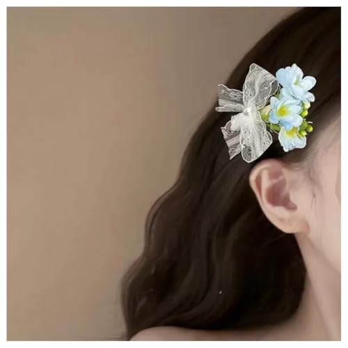 Hrlace Blumen Haarspangen Damen Blumen-Haarklammer Bohemian Haarclip Hawaii Haarklammern künstliche Blume Rutschfeste Haarnadeln Haarschmuck für Mädchen Frauen Strand Hochzeit Party 12# von Hrlace