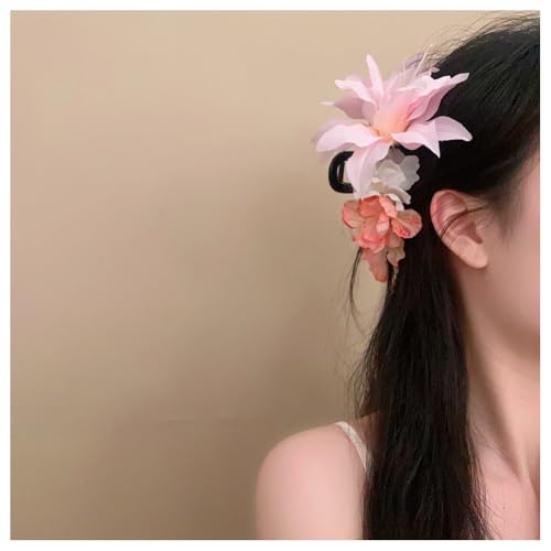Hrlace Blumen Haarspangen Damen Blumen-Haarklammer Bohemian Haarclip Hawaii Haarklammern künstliche Blume Rutschfeste Haarnadeln Haarschmuck für Mädchen Frauen Strand Hochzeit Party 19# von Hrlace