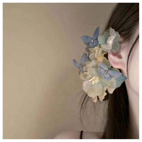 Hrlace Blumen Haarspangen Damen Blumen-Haarklammer Bohemian Haarclip Hawaii Haarklammern künstliche Blume Rutschfeste Haarnadeln Haarschmuck für Mädchen Frauen Strand Hochzeit Party 25# von Hrlace