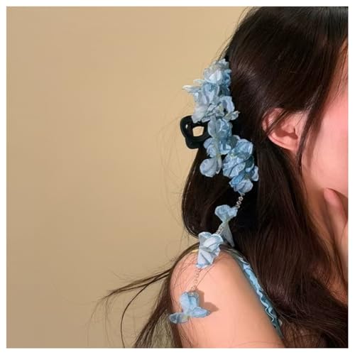 Hrlace Blumen Haarspangen Damen Blumen-Haarklammer Bohemian Haarclip Hawaii Haarklammern künstliche Blume Rutschfeste Haarnadeln Haarschmuck für Mädchen Frauen Strand Hochzeit Party 30# von Hrlace