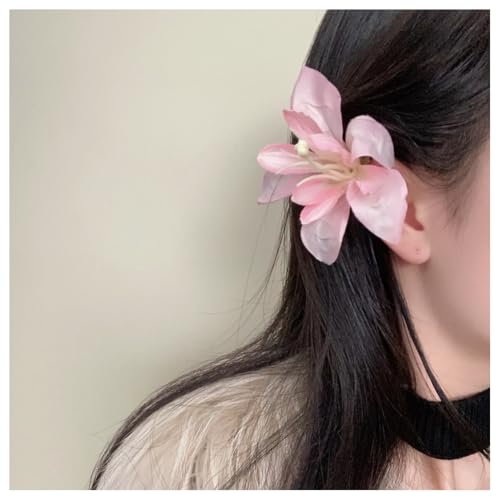 Hrlace Blumen Haarspangen Damen Blumen-Haarklammer Bohemian Haarclip Hawaii Haarklammern künstliche Blume Rutschfeste Haarnadeln Haarschmuck für Mädchen Frauen Strand Hochzeit Party 5# von Hrlace