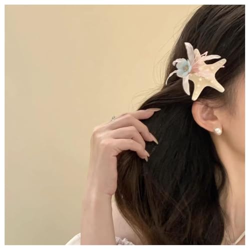 Hrlace Blumen Haarspangen Damen Blumen-Haarklammer Bohemian Haarclip Hawaii Haarklammern künstliche Blume Rutschfeste Haarnadeln Haarschmuck für Mädchen Frauen Strand Hochzeit Party 9# von Hrlace