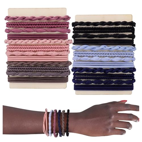 Hrlace Boho Haargummis Armband Mädchen Pferdeschwanzhalter Elastische Boho Armbänder Haargummis Niedliche Stretch Accessoires für Damen Frauen Dickes Dünnes Mittellanges Langes Haar 8# 24 Stück Hrlace Boho Haargummis Armband Mädchen Pferdeschwanzhalter Elastische Boho Armbänder Haargummis Niedliche Stretch Accessoires für Damen Frauen Dickes Dünnes Mittellanges Langes Haar 8# 24 Stück von Hrlace