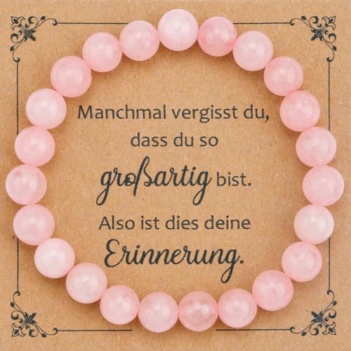 Hroanc Perlenarmband Beste Freundin Geschenke Motivationsgeschenk Armband Geschenk Für Sie Rosa Mutmacher Schwester Geburtstagsgeschenk Für Beste Freundin Geschenk Für Mama Zum Muttertag Hroanc Perlenarmband Beste Freundin Geschenke Motivationsgeschenk Armband Geschenk Für Sie Rosa Mutmacher Schwester Geburtstagsgeschenk Für Beste Freundin Geschenk Für Mama Zum Muttertag von Hroanc