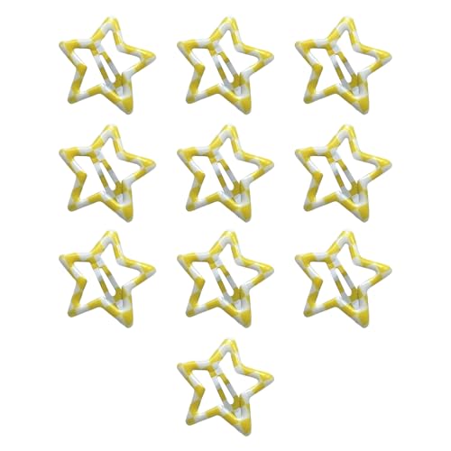 10pcs Einzigartige Star Haarnadel Mit Gitterdruck Luxuriöser Bequemer Haarnadel Für Den Täglichen Gebrauch von Hrtyvhin