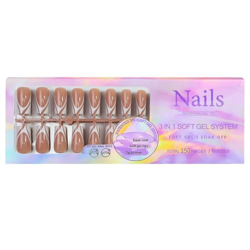 150pcs On Nails Art Abnehmbare Nahtlose Designs Abnehmbare Nahtlose Maniküre Tipps Für Frauen 150pcs On Nails Art Abnehmbare Nahtlose Designs Abnehmbare Nahtlose Maniküre Tipps Für Frauen von Hrtyvhin