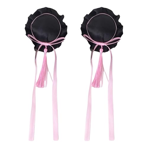 1Pair Anime Hair Bun Haarclip Tassels Bowtie Barrette 2000s Maid Seitenclip 1Pair Anime Hair Bun Haarclip Tassels Bowtie Barrette 2000s Maid Seitenclip von Hrtyvhin