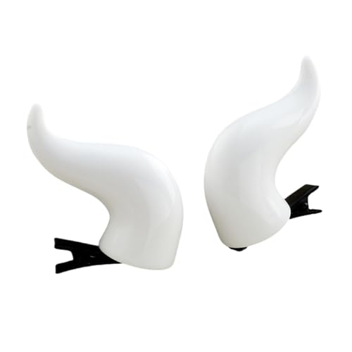 1Pair Devil Horn Haarclip Für Erwachsene Kinder Rollenspiel Kostüm Haarnadel Halloween Themen Party Kopfstück Cosplay Barrette Barrette von Hrtyvhin