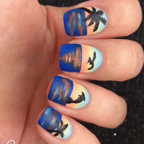 24pcs Square Press Auf Nägeln Glänzend Design Französisch Gefälschte Nägel Acryl False Nails Künstliche Nägel Kleber Auf Nägeln Für Frauen von Hrtyvhin