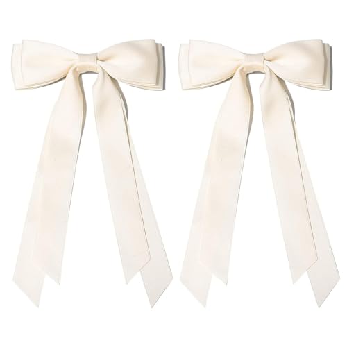 2pcs Delicate Ribbon Hair Clip Bowknot Haarnadeln Verleihen Ihrer Frisur Für Verschiedene Anlässe Charme. von Hrtyvhin