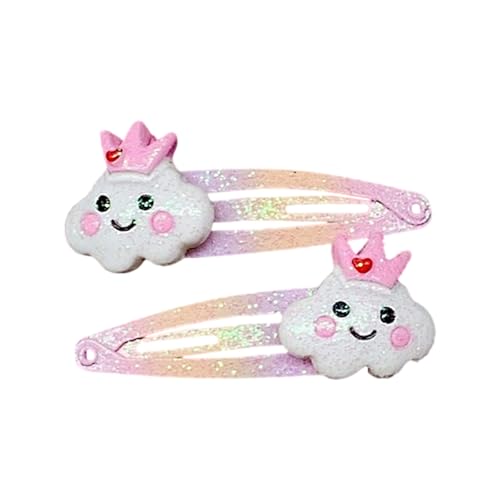 2pcs Glänzt Haarclip Mit Blumen Und Kuchen Design Haarnadel Cartoon Kinderhaarschmuck Für Die Tägliche Verschleiß Von Mädchen von Hrtyvhin