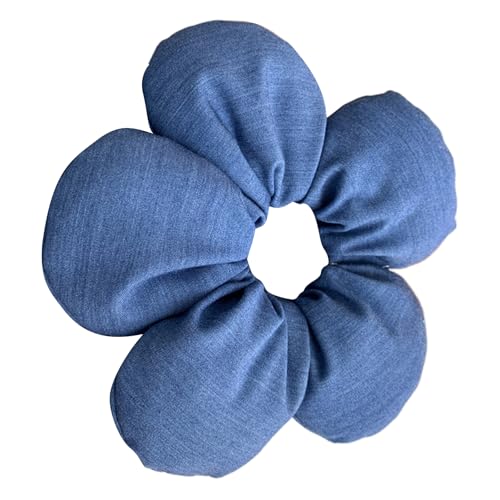 3D Blumenform Haare Riss Temperament Haarseil Frühlingsfotografie Ponytail Hold Hafed Color Girl Hair Seil von Hrtyvhin