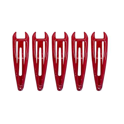 5pcs Red Little Böses Haar Barrettes Robuste Legierungsmaterialien Ideal Für Modische Individuen Und Den Täglichen Gebrauch von Hrtyvhin