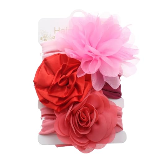 Baby Haarbänder Kopf Wraps Blumenmuster Stirnband Für Babys Neugeborene Breite Band Blumenhaarbänder Elastische Kopfbedeckung von Hrtyvhin