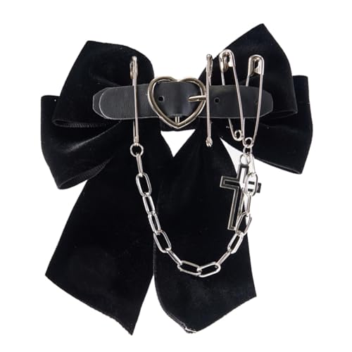 Bequeme Schwarze Bogenknoten Haarnadel Mit Metallnadel Für Frauen Kinder Charm Haarclip Ästhetische Haare Clip von Hrtyvhin