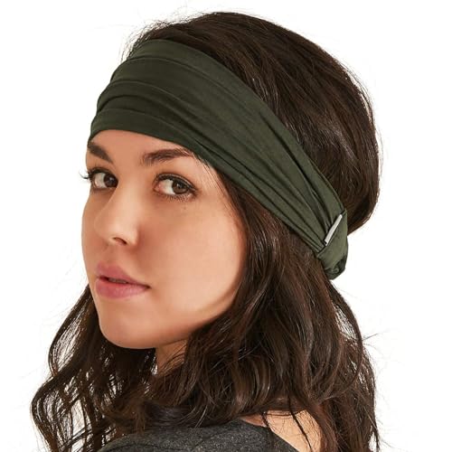 Breites Stirnband Haarstyling In Mehreren Farben Für Verschiedene Outfits Stylish Breites Haarband Schweißband Erhältlich von Hrtyvhin